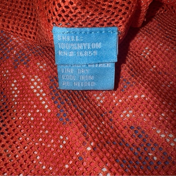 J McLaughlin Men’s Swim Trunks Orange Blue Kaleidoscope w/ 6” Inseam Size Medium - Picture 6 of 9